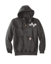 Load image into Gallery viewer, Double A Tire & Repair Carhartt Quarter Zip Embroidered Front Logo