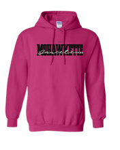 Load image into Gallery viewer, Moravia Mohawkette Written Dance Team Gildan Hoodie Sweatshirt