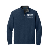 Load image into Gallery viewer, MCHC Port Authority Interlock 1/4 Quarter Zip Embroidered