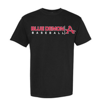 Load image into Gallery viewer, Blue Demon Baseball Comfort Colors Tee
