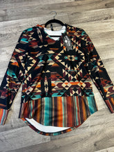 Load image into Gallery viewer, Crazy Train Aztec Sweatshirt with Hood
