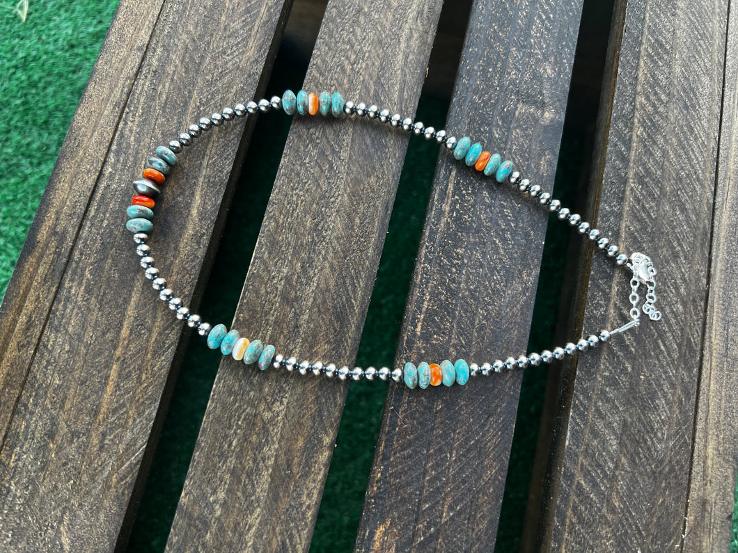 Colorful Navajo Pearl Necklace