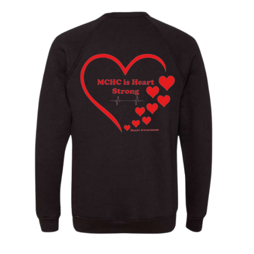 MCHC Bella Canvas Heart Strong Crewneck