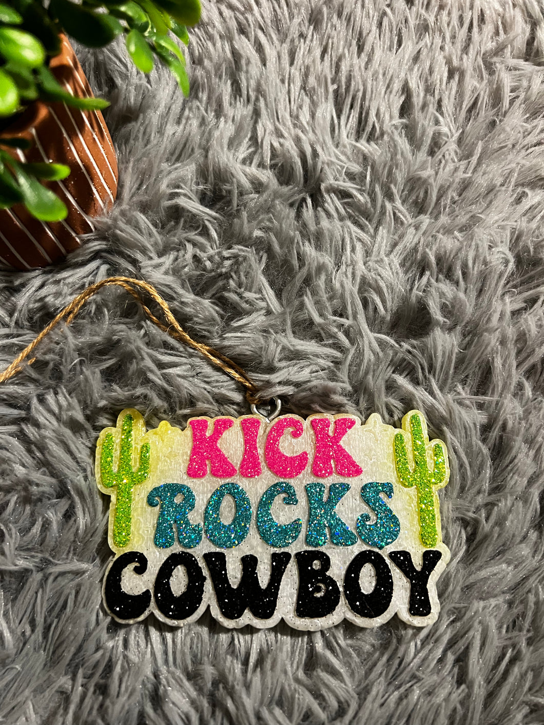 Sparkly Kicks Rocks Cowboy Air Freshener