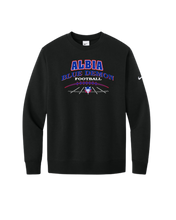 Load image into Gallery viewer, Albia Blue Demon Football Nike Crewneck
