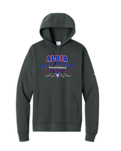 Load image into Gallery viewer, Albia Blue Demon Football Nike Fleece Hoodie
