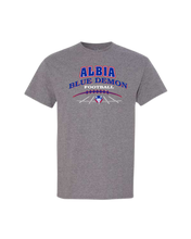Load image into Gallery viewer, Albia Blue Demon Football Gildan Dry Blend T-Shirt
