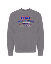 Load image into Gallery viewer, Albia Blue Demon Football Gildan Crewneck Sweatshirt

