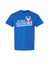 Load image into Gallery viewer, Albia Go Big Blue Gildan DryBlend T-Shirt
