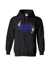 Load image into Gallery viewer, Albia Colorblast Gildan Hoodied Sweatshirt
