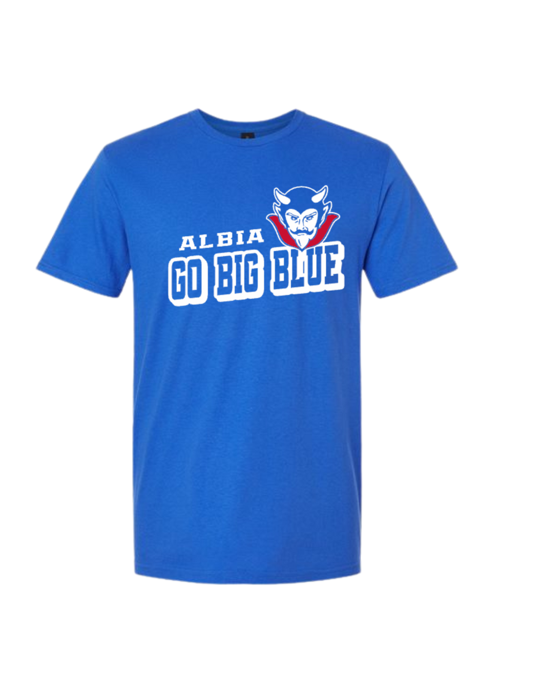 Go Big Blue Albia Gildan Softstyle T-Shirt