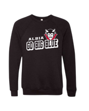 Load image into Gallery viewer, Albia Go Big Blue Bella Canvas Crewneck

