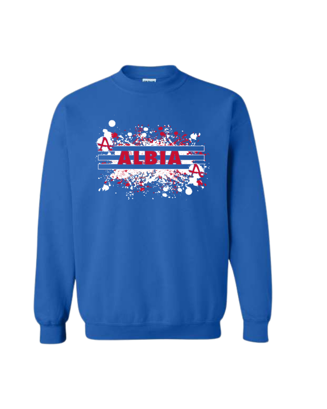 Albia Colorblast Gildan Crewneck