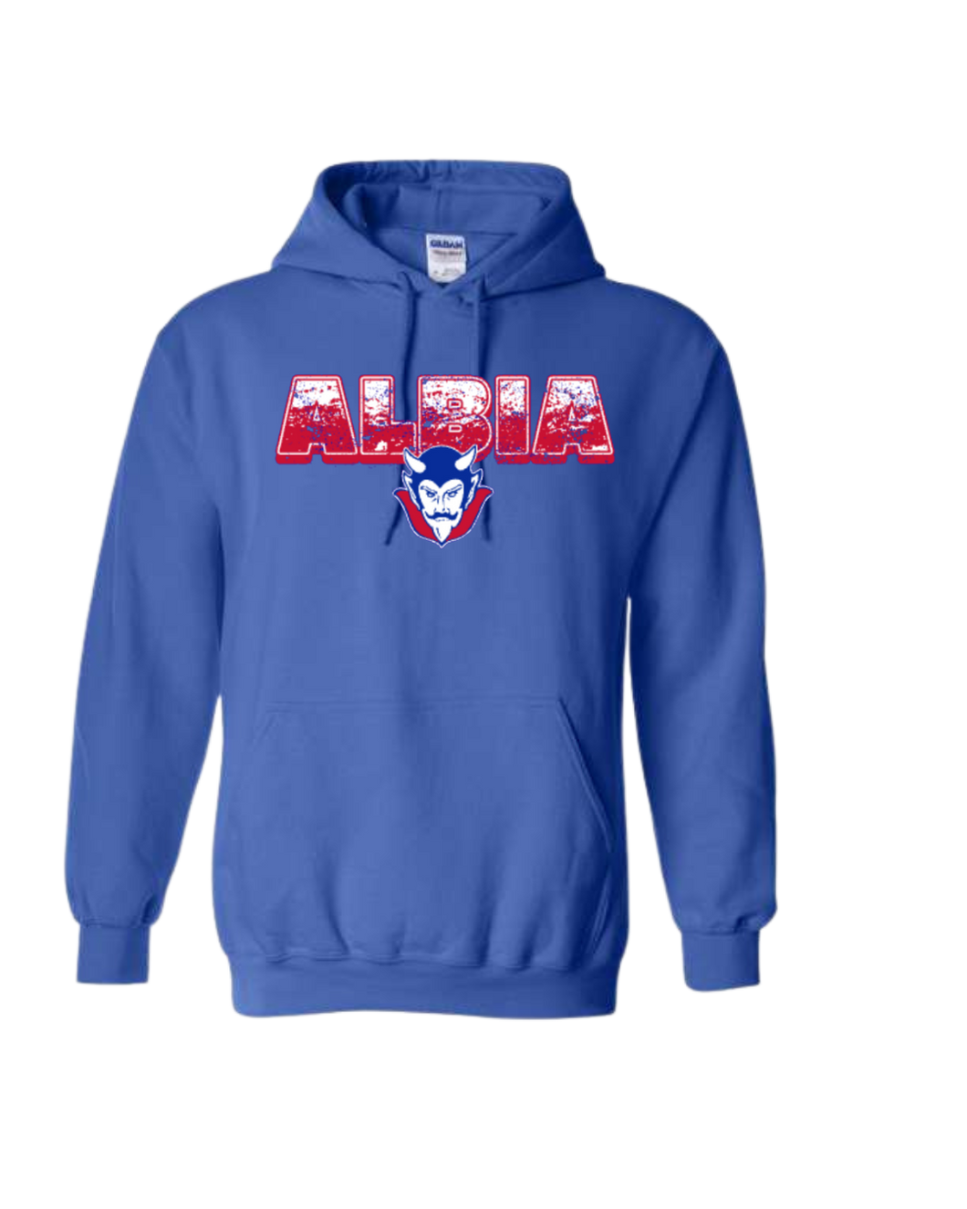 Albia Gildan Hoodied Sweatshirt