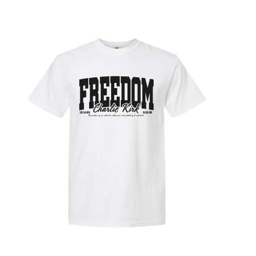 Charlie Kirk Comfort Colors Tee