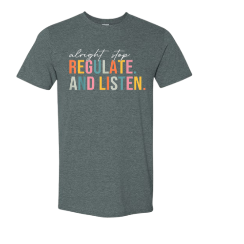 Regulate And Listen Gildan Softstyle Tee