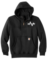 Load image into Gallery viewer, Double A Tire &amp; Repair Carhartt Quarter Zip Embroidered Front Logo
