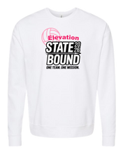 Load image into Gallery viewer, Elevation Volleyball Club State Tultex Crewneck Sweatshirt
