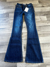 Load image into Gallery viewer, Kancan Dark Wash Small Flare Jeans
