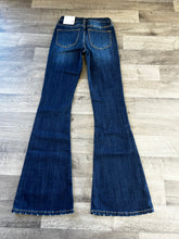 Load image into Gallery viewer, Kancan Dark Wash Small Flare Jeans
