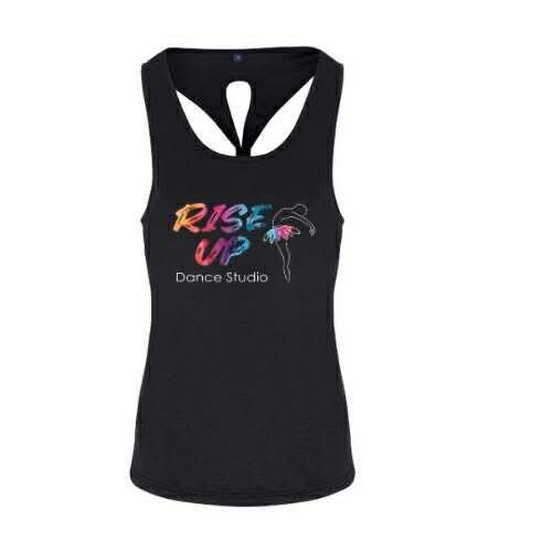 Rise Up Dance Studio Twisted Tank Top