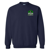 Load image into Gallery viewer, Georgetown Gods Portion Day Gildan Crewneck Sweatshirt Small Chest Logo Big Back Logo

