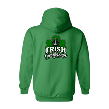 Load image into Gallery viewer, Georgetown God's Portions Days Gildan Hoodie Sweatshirt Small Chest Logo &amp; Big Back Logo
