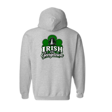 Load image into Gallery viewer, Georgetown God's Portions Days Gildan Hoodie Sweatshirt Small Chest Logo &amp; Big Back Logo
