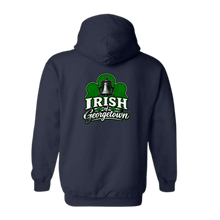 Load image into Gallery viewer, Georgetown God's Portions Days Gildan Hoodie Sweatshirt Small Chest Logo &amp; Big Back Logo
