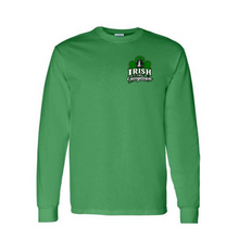 Load image into Gallery viewer, Georgetown Gods Portion Day Gildan Long Sleeve T-Shirt Small Chest Big Back Logo
