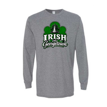 Load image into Gallery viewer, Georgetown Gods Portion Day Gildan Long Sleeve T-Shirt Big Front Logo
