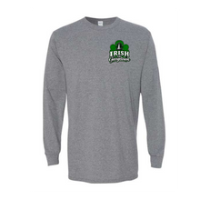 Load image into Gallery viewer, Georgetown Gods Portion Day Gildan Long Sleeve T-Shirt Small Chest Big Back Logo
