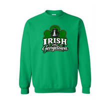 Load image into Gallery viewer, Georgetown Gods Portion Day Gildan Crewneck Sweatshirt Big Front Logo
