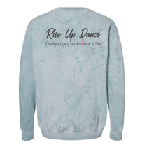 Load image into Gallery viewer, Rise Up Dance Studio Color-blast Crewneck Sweatshirt
