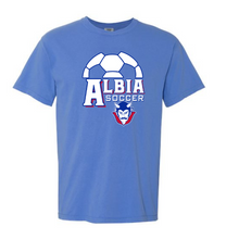 Load image into Gallery viewer, Albia Soccer Comfort Color Tee
