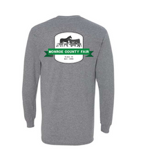 Load image into Gallery viewer, Monroe County Fair Gildan Long Sleeve T-Shirt
