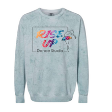Load image into Gallery viewer, Rise Up Dance Studio Color-blast Crewneck Sweatshirt
