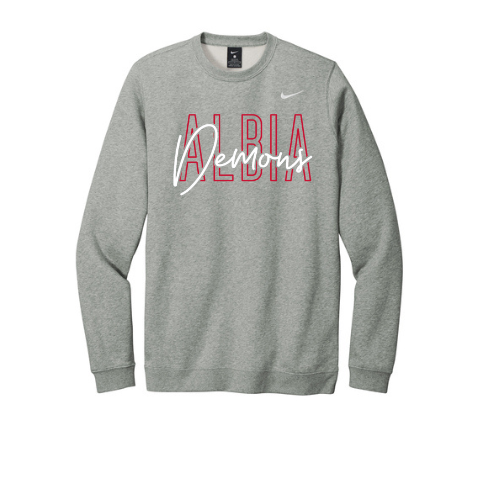Albia Demons Nike Crewneck Sweatshirt