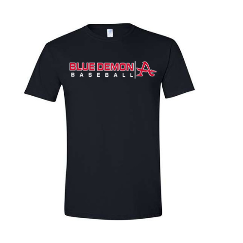 Blue Demon Baseball Gildan Softstyle Tee
