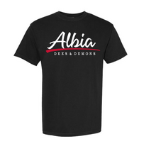 Load image into Gallery viewer, Albia Dees &amp; Demons Comfort Colors Tee
