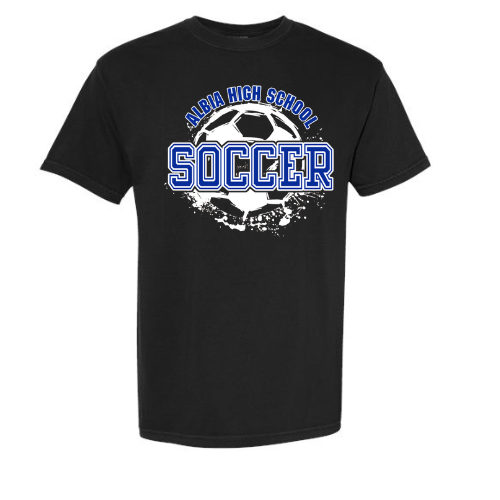Albia High School Soccer Comfort Colors Tee