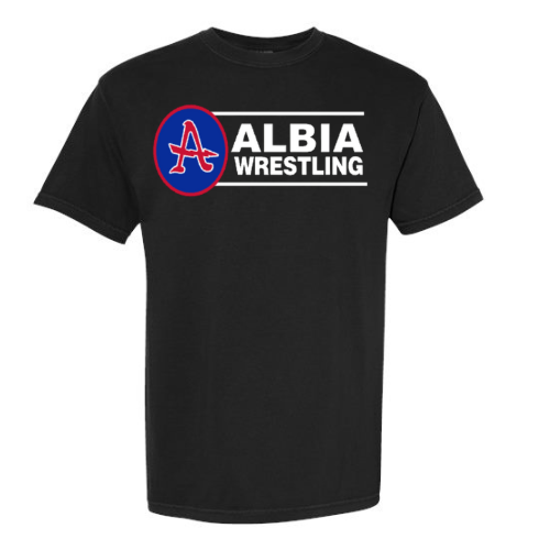 Albia Wrestling Comfort Colors Tee