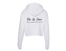 Load image into Gallery viewer, Rise Up Dance Studio Cropped Hoodie
