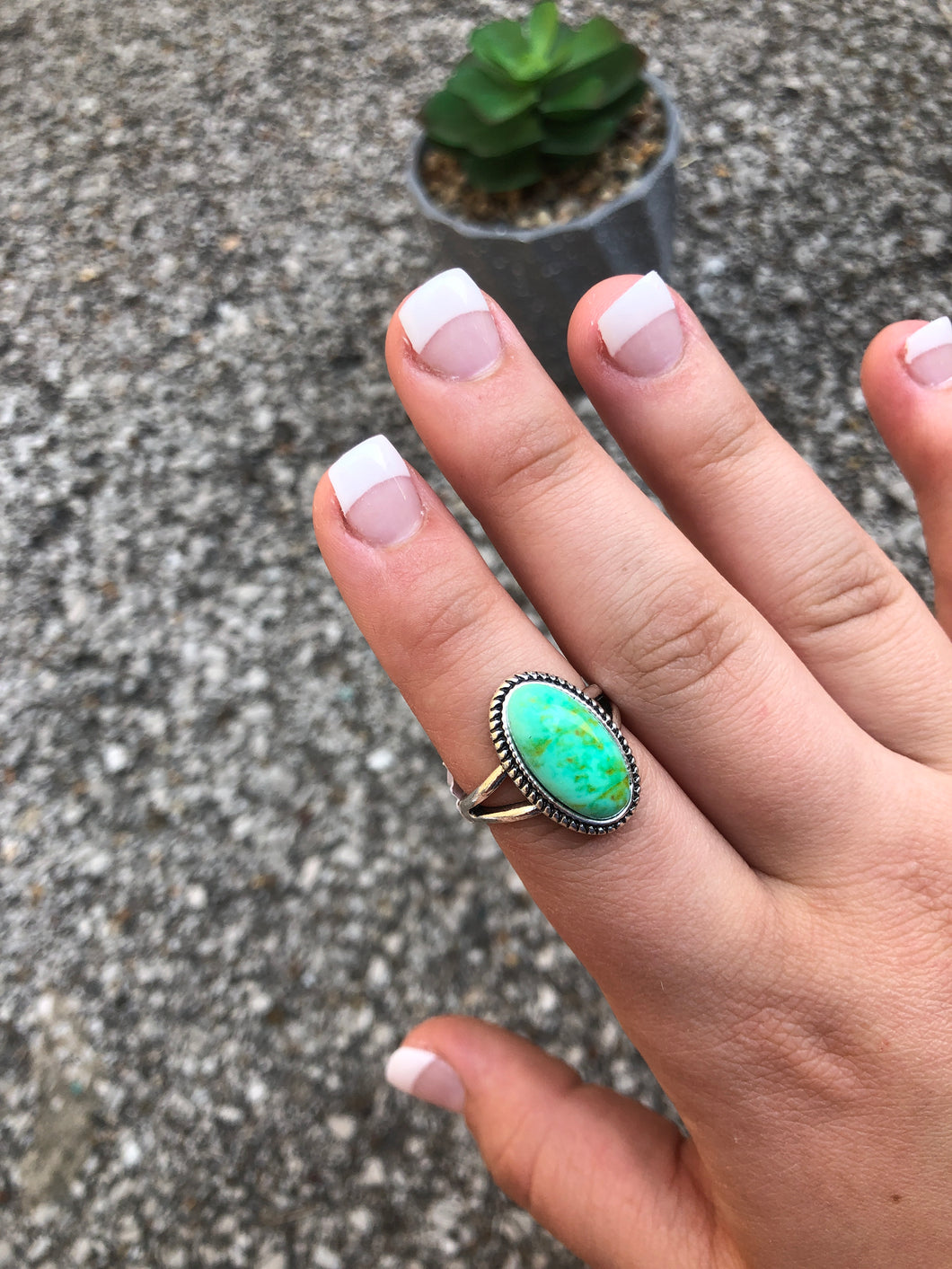 Turquoise Oval Ring