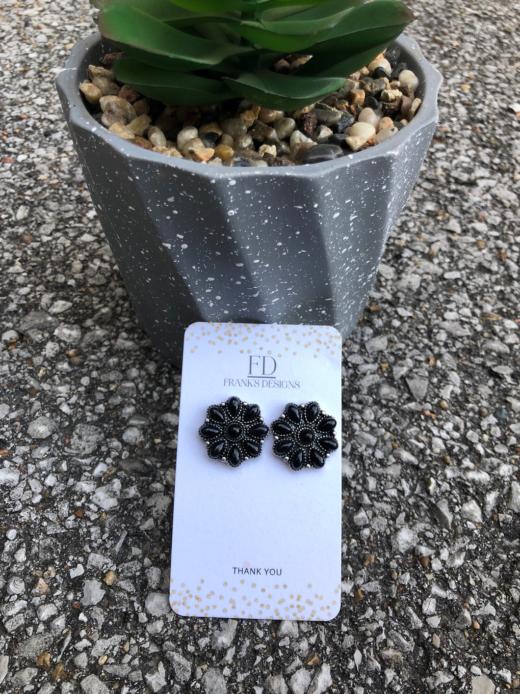 Black Blossom Studs